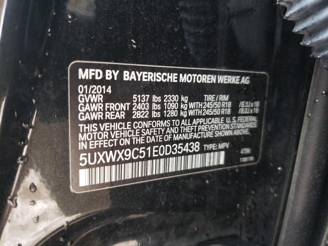 Lot #2356537707 2014 BMW X3 XDRIVE2 salvage car