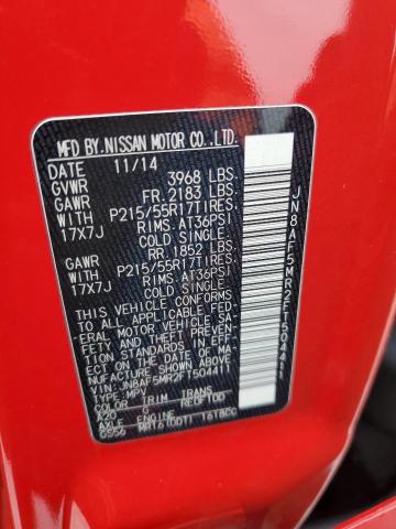 2015 NISSAN JUKE S - JN8AF5MR2FT504411