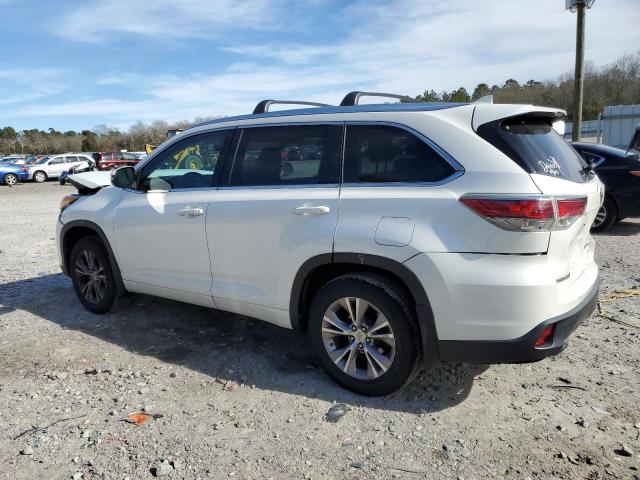 VIN 5TDJKRFH1ES010640 2014 Toyota Highlander, Xle no.2