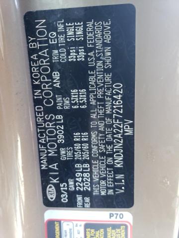 KNDJN2A22F7216420 | 2015 KIA SOUL