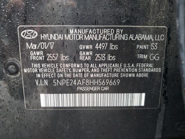 2017 HYUNDAI SONATA SE - 5NPE24AF8HH569669