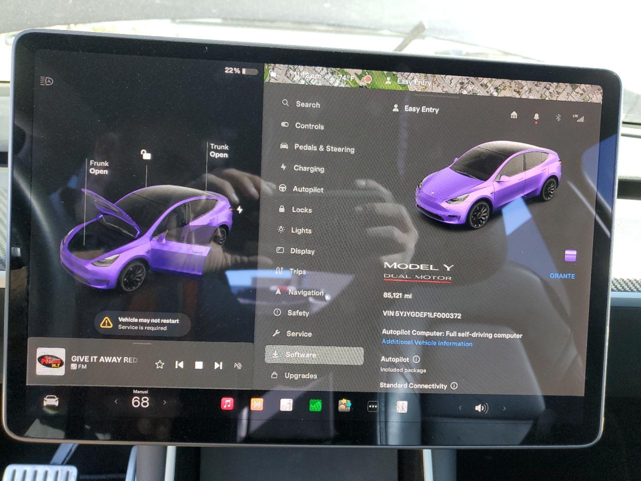 5YJYGDEF1LF000372 2020 Tesla Model Y