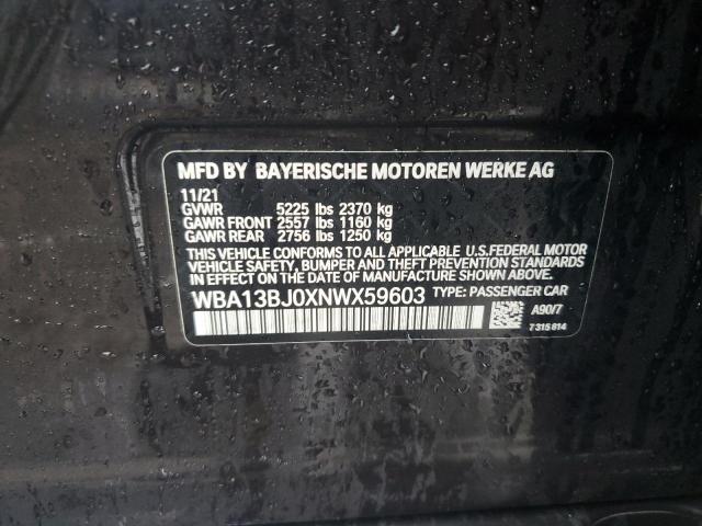 2022 BMW 530 XI - WBA13BJ0XNWX59603