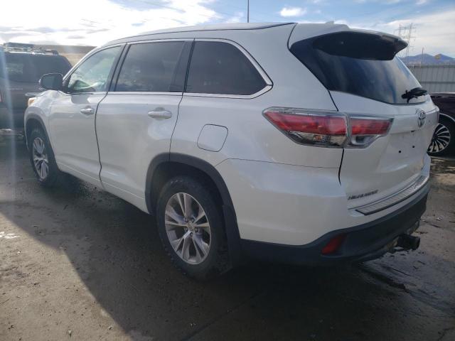 VIN 5TDJKRFH7ES043237 2014 Toyota Highlander, Xle no.2