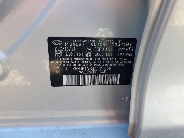 2015 HYUNDAI ELANTRA SE - KMHDH4AE3FU421056