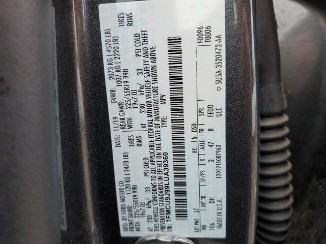 1FMCU9J99LUA39360 2020 FORD ESCAPE - Image 14