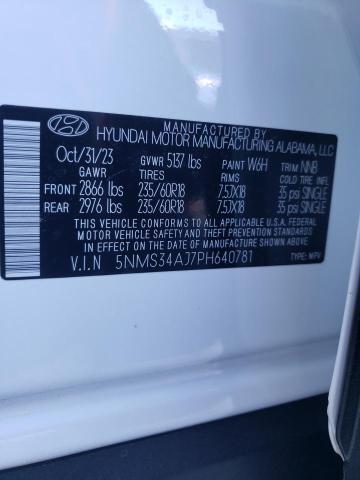 2023 HYUNDAI SANTA FE S - 5NMS34AJ7PH640781