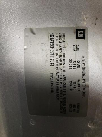 2009 Chevrolet Cobalt Lt VIN: 1G1AT58H897117048 Lot: 38521384