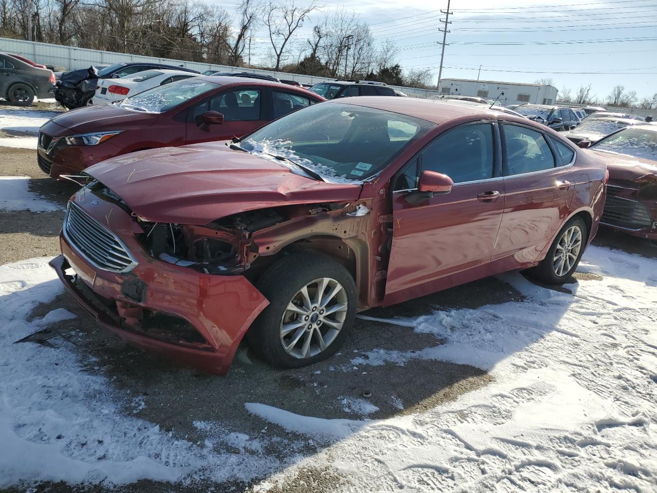 Lot #2378581958 2017 FORD FUSION SE