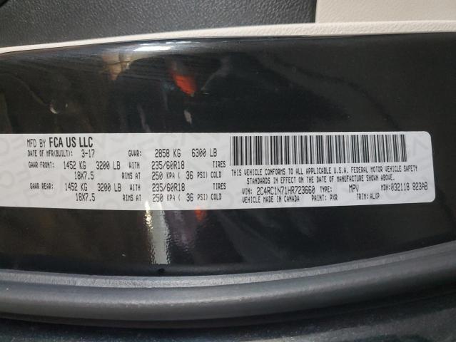 2C4RC1N71HR723660 | 2017 CHRYSLER PACIFICA E