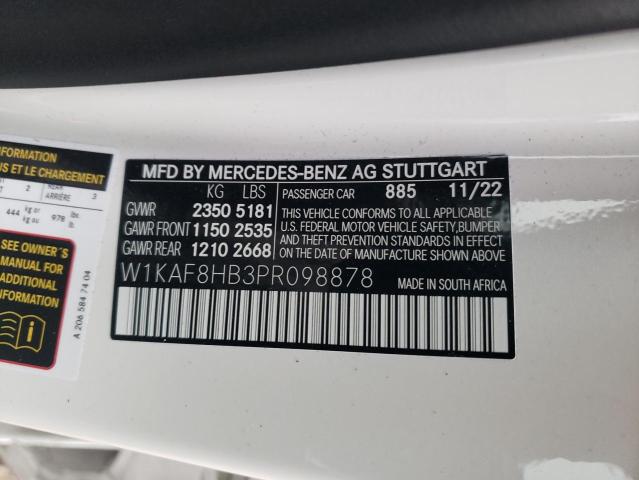 VIN W1KAF8HB3PR098878 2023 Mercedes-Benz C-Class, 4... no.13