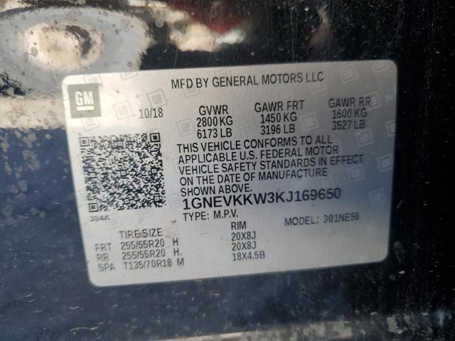 1GNEVKKW3KJ169650 | 2019 CHEVROLET TRAVERSE P