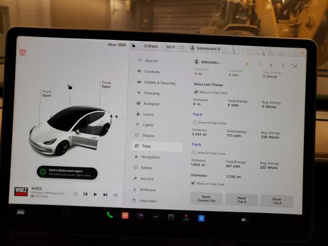 5YJ3E1EA1PF652725 | 2023 TESLA MODEL 3