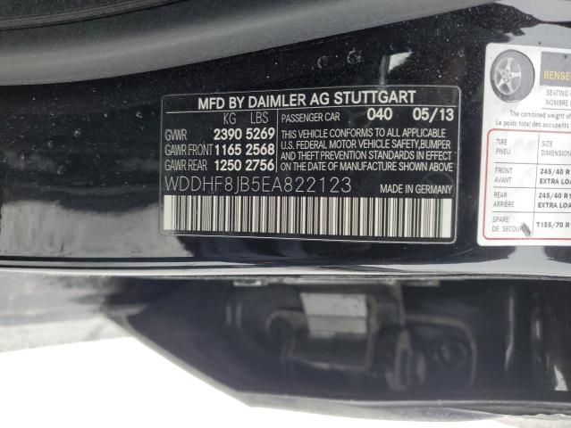 WDDHF8JB5EA822123 2014 MERCEDES-BENZ E-CLASS, photo no. 12