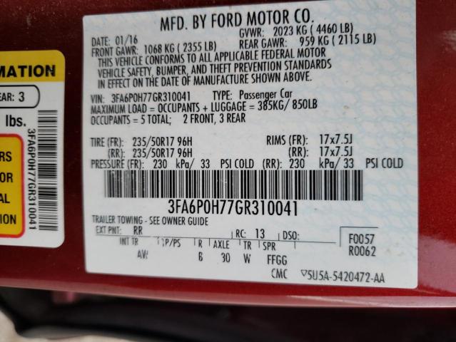 2016 Ford Fusion - Image 12