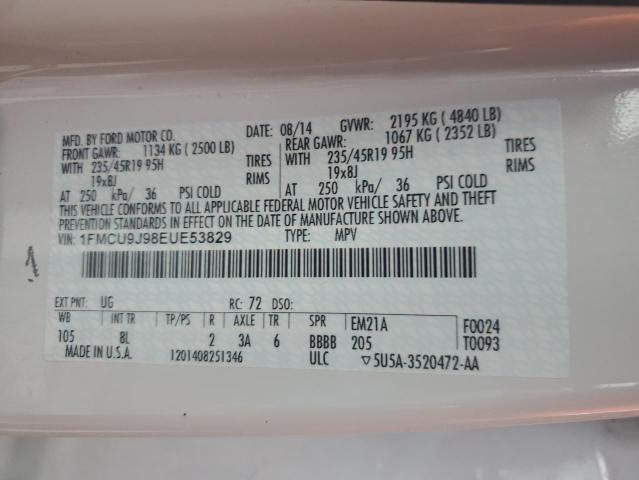 1FMCU9J98EUE53829 2014 FORD ESCAPE - Image 12