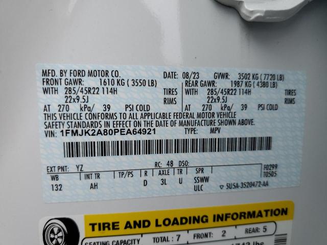2023 FORD EXPEDITION 1FMJK2A80PEA64921