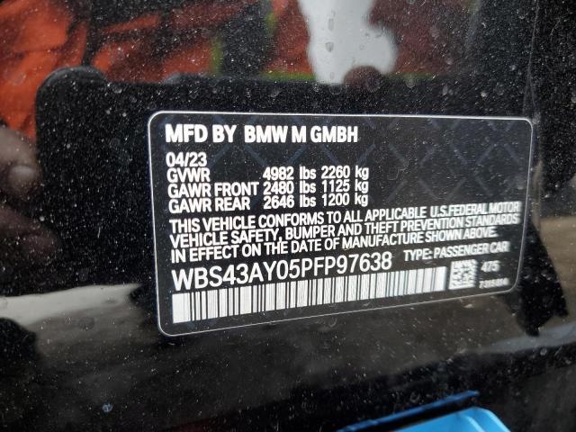  BMW M3 2023 Чорний