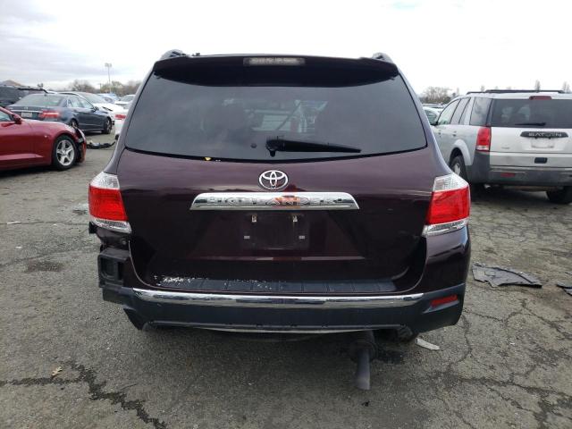 VIN 5TDZK3EH8DS139717 2013 Toyota Highlander, Base no.6