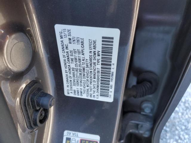 2HKRM3H50GH510617 | 2016 HONDA CRV