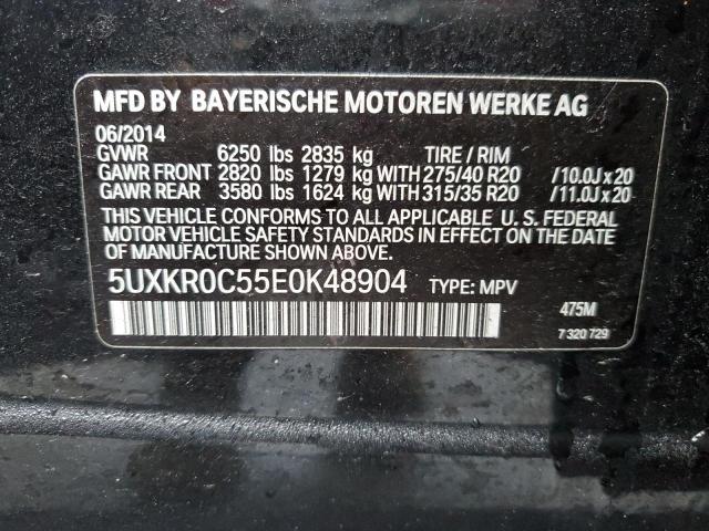 5UXKR0C55E0K48904 2014 BMW X5, photo no. 13