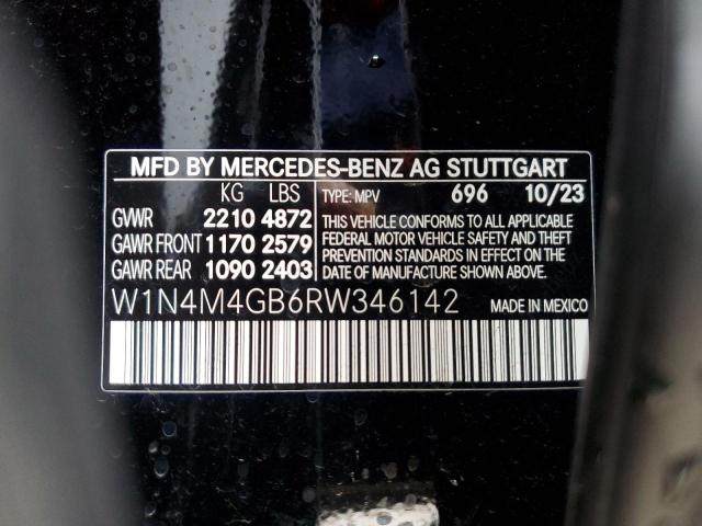 W1N4M4GB6RW346142 | 2024 MERCEDES-BENZ GLB 250