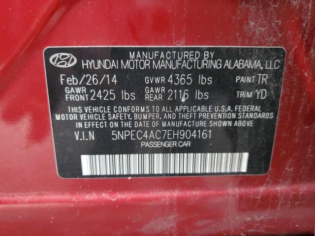 5NPEC4AC7EH904161 | 2014 HYUNDAI SONATA SE