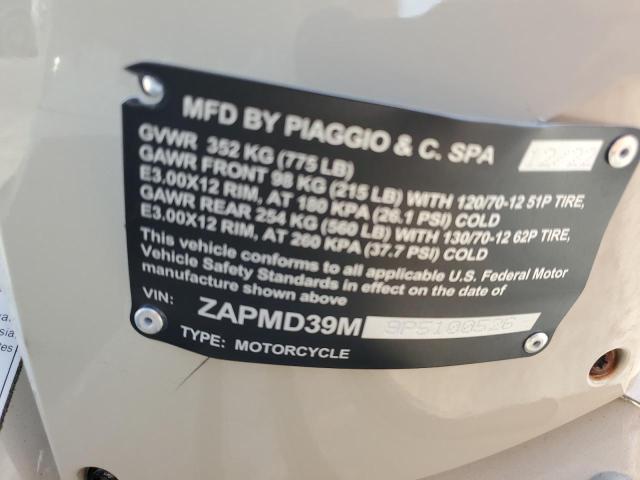 2023 VESPA GTS/SEI GI ZAPMD39M9P5100526