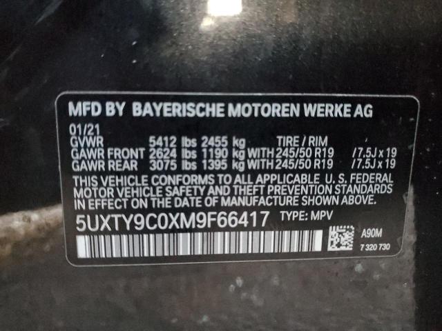 5UXTY9C0XM9F66417 2021 BMW X3 - Image 12