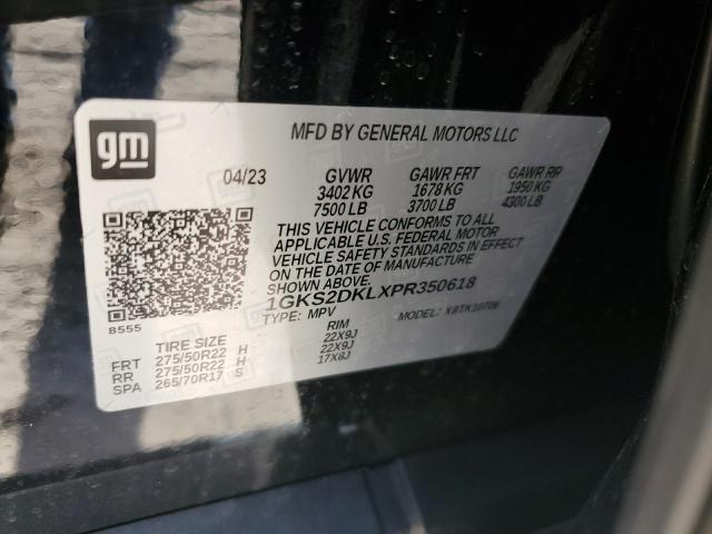 1GKS2DKLXPR350618 | 2023 GMC YUKON DENA