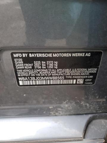 2021 BMW 530 XI - WBA13BJ03MWW88565