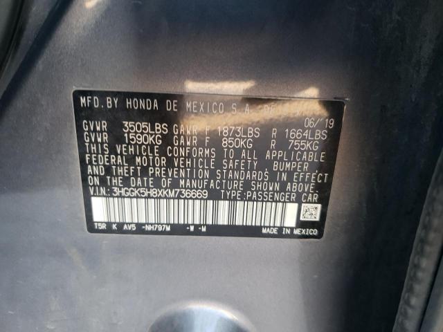 2019 HONDA FIT EX - 3HGGK5H8XKM736669