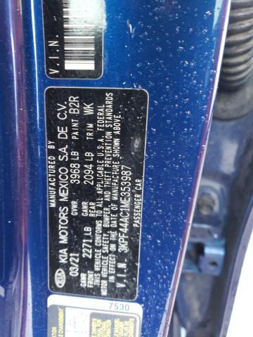 2021 KIA FORTE GT - 3KPF44AC1ME353987