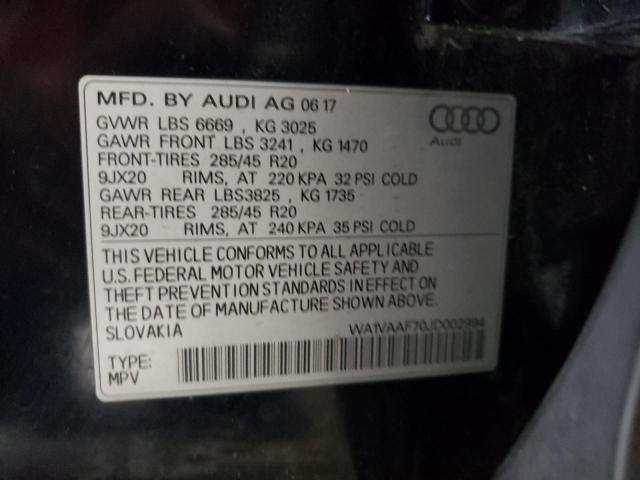 WA1VAAF70JD002994 2018 AUDI Q7 - Image 13