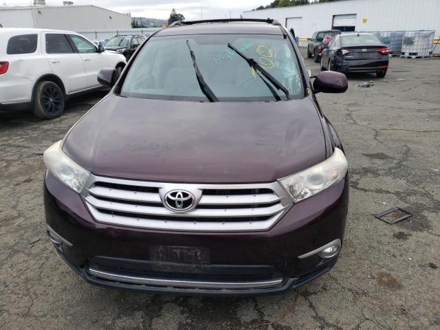 VIN 5TDZK3EH8DS139717 2013 Toyota Highlander, Base no.5