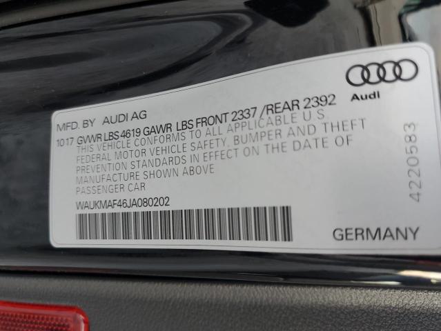 WAUKMAF46JA080202 2018 AUDI A4, photo no. 13