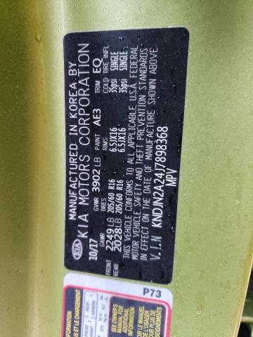 2018 Kia Soul VIN: KNDJN2A24J7898368 Lot: 39620804