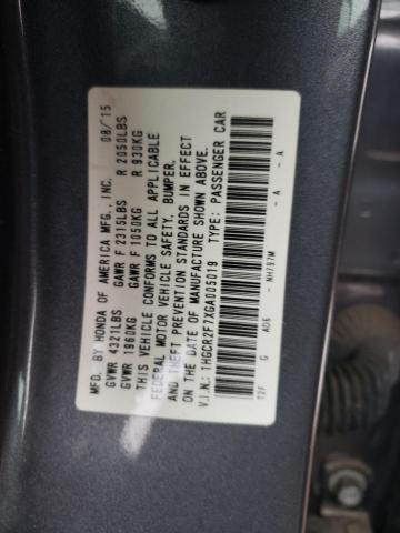 1HGCR2F7XGA005019 | 2016 HONDA ACCORD EX