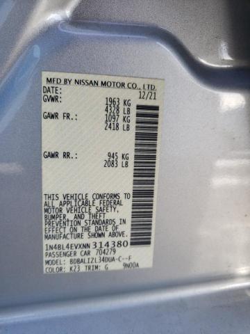 2022 NISSAN ALTIMA SL 1N4BL4EVXNN314380