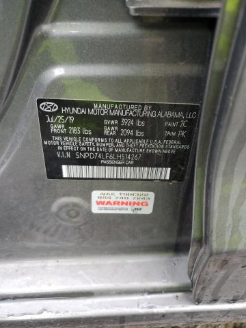 2020 HYUNDAI ELANTRA SE 5NPD74LF6LH514267