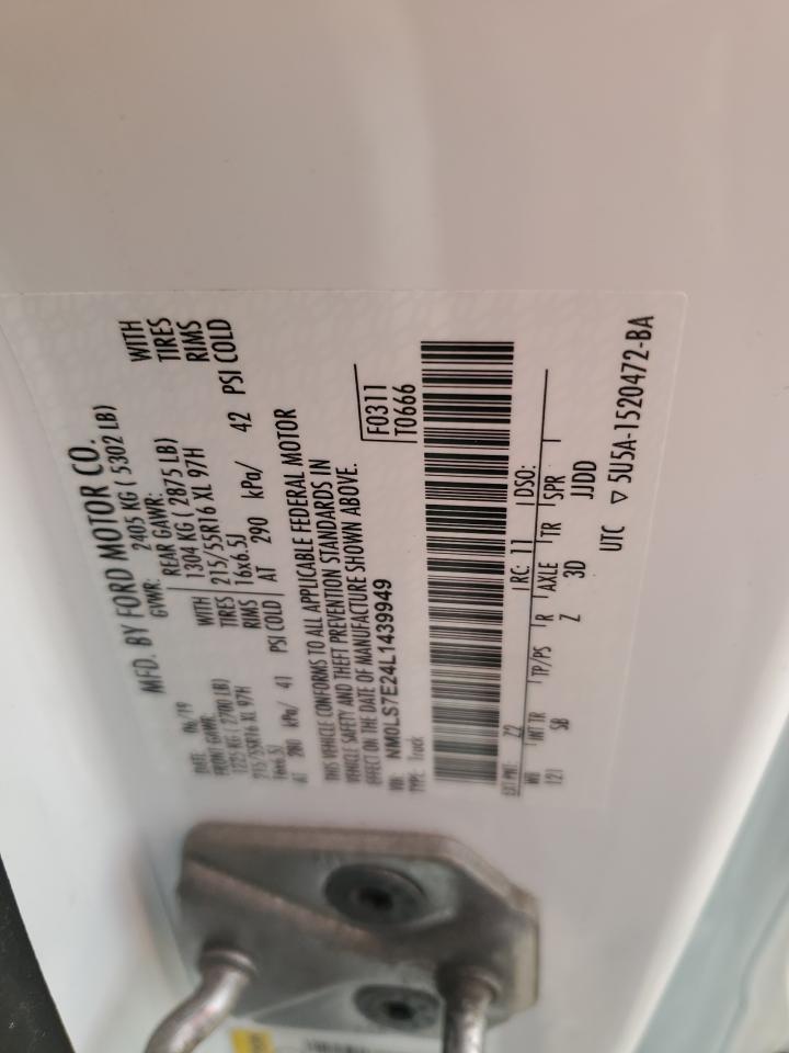 NM0LS7E24L1439949 FORD TRANSIT 2020