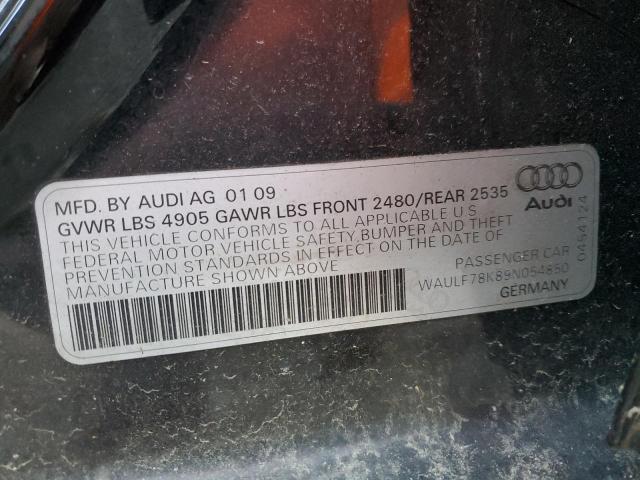 WAULF78K89N054850 | 2009 Audi a4 2.0t quattro