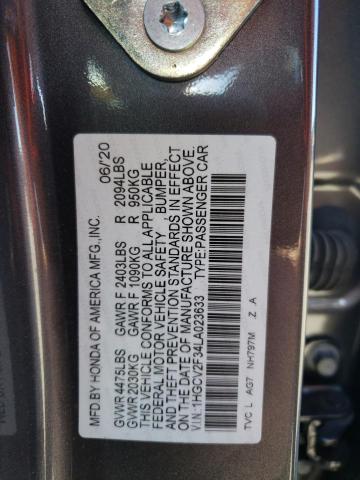 1HGCV2F34LA023633 | 2020 HONDA ACCORD SPO