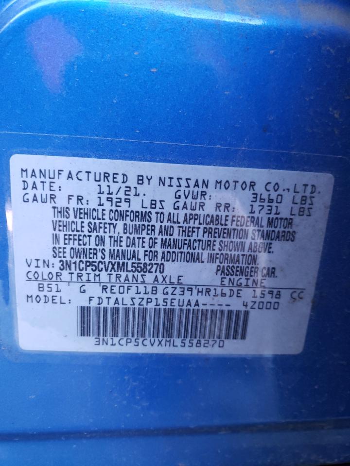 3N1CP5CVXML558270 NISSAN KICKS 2021