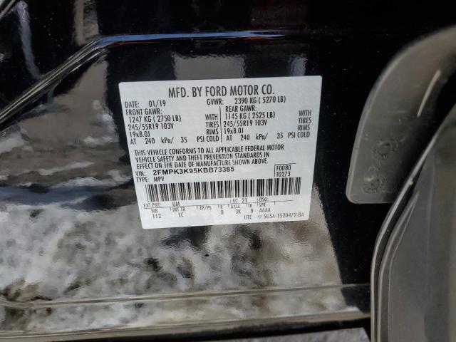 2FMPK3K95KBB73385 2019 FORD EDGE - Image 13