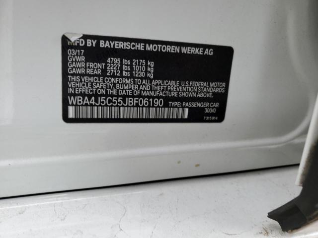 2018 BMW 440I GRAN - WBA4J5C55JBF06190