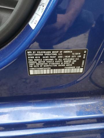 2017 VOLKSWAGEN PASSAT SEL - 1VWCT7A38HC044356