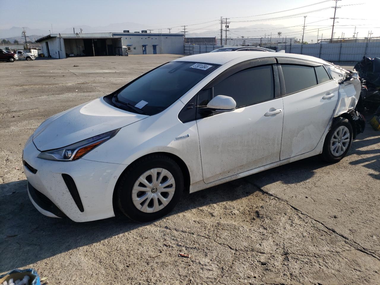 JTDKARFU8K3070027 TOYOTA PRIUS 2019