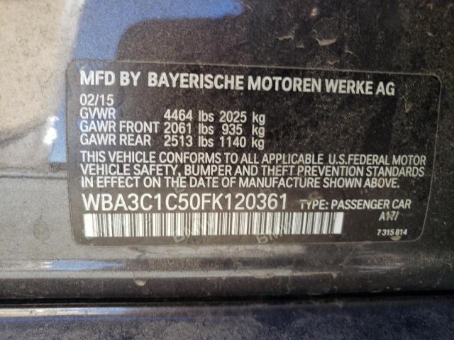 WBA3C1C50FK120361 BMW 328 I Sulev