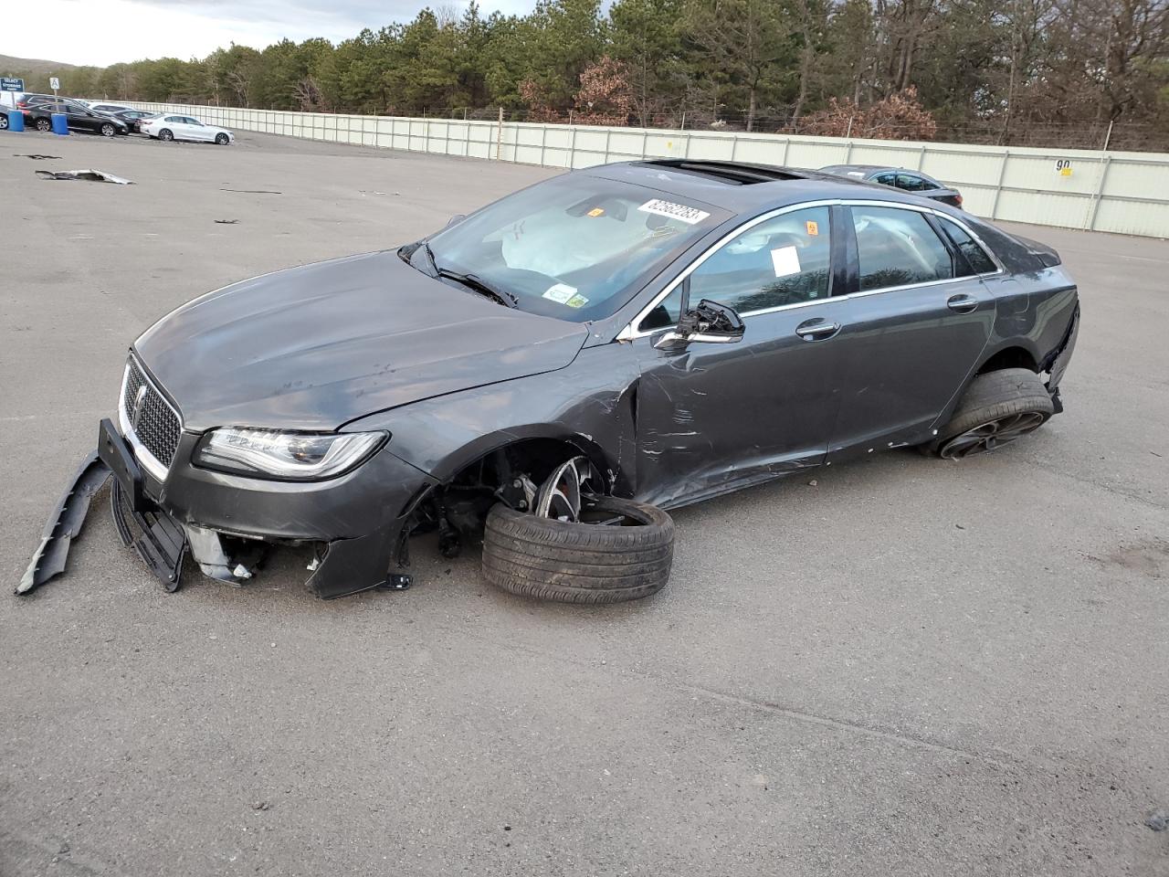 LINCOLN MKZ RESERV 2019 black  gas 3LN6L5D98KR630712 photo #1